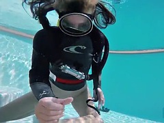 Jason and Monica fuck hard underwater