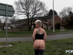 PORNXN - Huge-Chested mature Bree urinating in the public (Bree Branning)
