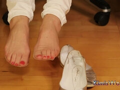 Любители, Фут фетиш, Зрелые, Нейлон, Соло