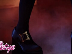 A Stunning Alexis Tae Do A Steamy Striptease And Masturbates Until She Cums