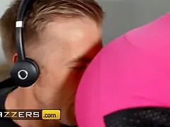 Sweethearts Clea Gaultier & Sienna Day give their pussies a exercise before swallowing danny's big schlong - brazzers