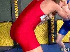 In den arsch, Blasen, Schwul, Hardcore, Tätowierung, Uniform, Ringkampf