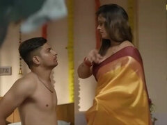 Mother in low Sex with Damad Ullu Web Series sex Scene
