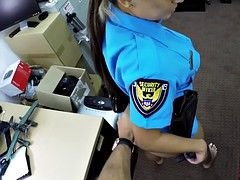 Big ass Latin police officer fucked hard