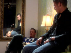 In den arsch, Blasen, Hundestellung, Fingern, Party, Flotter dreier