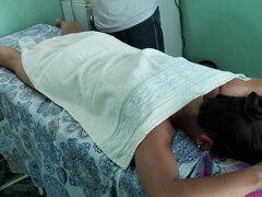 Desirable Mommy Milf Sexually Attractive Massage Filmed By Hubby Spycam