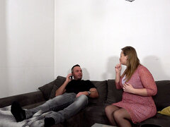 18 летние, Любители, Блондинки, Минет, Сперма во рту, Наездница, Чулки, Молоденькие