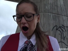 Tchèque, Branlette thaïlandaise, Hard, De plein air, Pov