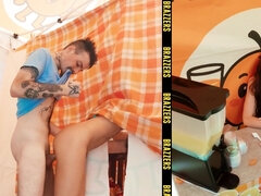 Babe, Kukk suging, Bakfra, Hd, Utendørs, Rødtopp