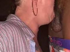 Stor kuk, Svart, Avsugning, Ebenholts, Massage