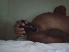 Afrykański, Amatorka, Analny, Czarny, Wytrysk, Masturbacja, Solo, Wibrator