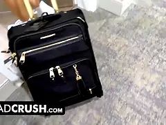 Mature stallion plows sensual teenie daughter-in-law snug backdoor and cums on her face