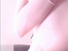 Enthousiasteling, Aziatisch, Grote mammen, Pijpbeurt, Panty, Webcamera