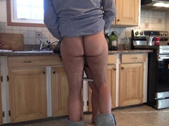 Amatőr, Gesztenyebarna, Pár, Konyha, Nuni