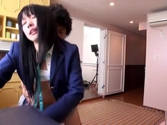 Asiatique, Sucer une bite, Doigter, Branlette thaïlandaise, Japonaise, Adolescente, Nénés