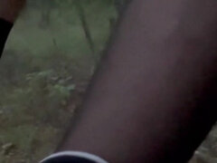 Amatoriale, Americano, Crossdresser, Masturbazione, All'aperto, Calze