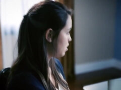 엉덩이, 흑갈색 머리, 클래식, 음경, 하드코어, Hd, 자연적인, 청소년