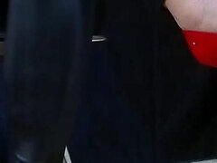 Bionda, Fetish, Piede fetish, Tacchi, Nylon, Pantaloncini sintetici, Gonna