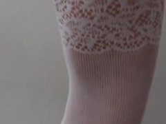 Amatør, Milf, Nylon, Alene, Strømper