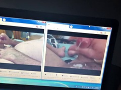 Belle grosse femme bgf, Grosse bite, Tir de sperme, Homosexuelle, Masturbation