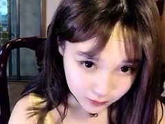 아마추어, 아기, 미인, 연예인, 중국인, 귀여운, 혼자, 웹캠