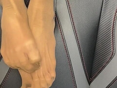 Amateur, Filipina, Fetiche de pies, Maduro, Nylon, Pantaletas, Pequeña, Solo