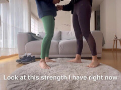 Amatéři, Souboj holek, Fetiš nohou, Latinské, Lesbické, Drobounká, Pička