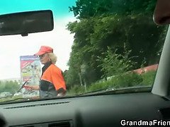 Loiroa, Óculos, Vovozinha, Grupo, Maduroa, Ao ar livre cartaz de rua outdoor, Público, Sexo grupal a três