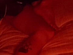 Amateur, Americano, Pareja, Interracial, Maduro, Desnudo, Montar