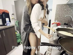 Sovrum, Otrohet, Hd, Kök, Latina, Lesbisk, Underkläder, Fitta