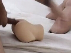 Amador amadora, Jato de porra, Boneca, Masturbação, Solo chão