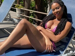 Grosser arsch, Grosser schwanz, Grosse titten, Braunhaarige, Lecken, Masturbation, Milf, Titten