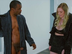 Grote lul, Lul, Hondjeshouding, Hd, Interraciaal, Ruw, Geschoren, Tieten likken