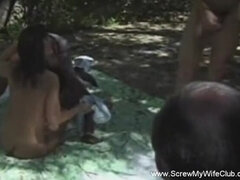 Anaal, Man die toekijkt, Sperma in gezicht, Man, Moeder die ik wil neuken, Feest, Swinger, Trio