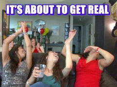 18 ans, Noire, Sucer une bite, Homme nu et filles habillées, Dansant, Hard, Hd, Fête