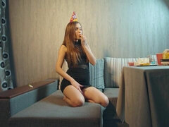 Amatoriale, Toccando, Masturbazione, Tette naturali, Solo, Strippaggio, Ragazza, Tette