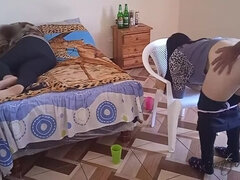 Monumentális dákó, Fekete, Pár, Felszarvazott, Ondó fröcskölés, Óriási, Begyek, Feleség