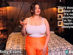 Grote kont, Grote mammen, Bruinharig, Hd, Masturbatie, Alleen