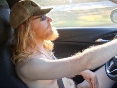 Playa, Coche, Gay, Masturbación, Desnudo, Al aire libre, Público, Seducido