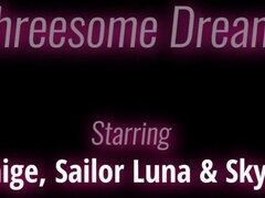 Chesty Kayla Paige Face Sitting Sailor Luna And Skye Pierce! - Kayla paige
