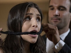 Suihinotto, Ruskeahiuksinen, Takaapäin, Alistaminen, Karvainen, Laiha, Strippaus, Teini