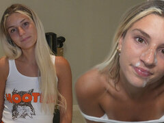 18, Amatorka, Amerykański, Obciąganie, Para, Strona, Punkt widzenia, Nastolatki