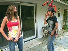 Grote kont, Pijpbeurt, Bruinharig, Sperma shot, Schattig, Handbeurt, Hardcore, Tieten likken