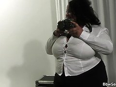 He cheating on wife with mega-boobs plumper