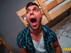 デカ尻, フェラチオ, 茶髪の, 捕まる, ホテル, ストッキング, ティーン, 三人