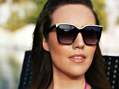 美女, デカチン, エロティック, 指いじり, 毛深い, アウトドア