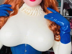 Amatőr, Baba, Fétis, Kesztyűk, Gumi, Egyedül