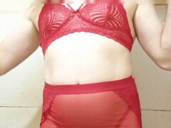 Amateur twink, gay sissy, cd crossdresser