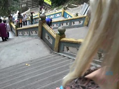 Blond, Pijpbeurt, Sperma, Voetbeurt, Vriendin, Kut duiken, Geschoren, Tieten likken