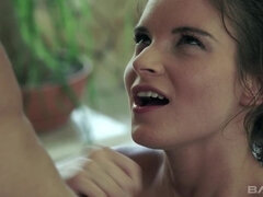 18, Brunetka, Striekanie semena, Na tvár, Teenka